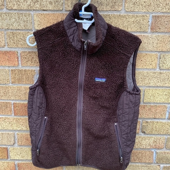 Vintage 2000 Patagonia Sherpa X Vest Large Brown - Picture 9 of 9